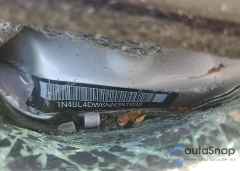 2022 Nissan Altima Sv z USA, uszkodzony, nr VIN 1N4BL4DW6NN351033